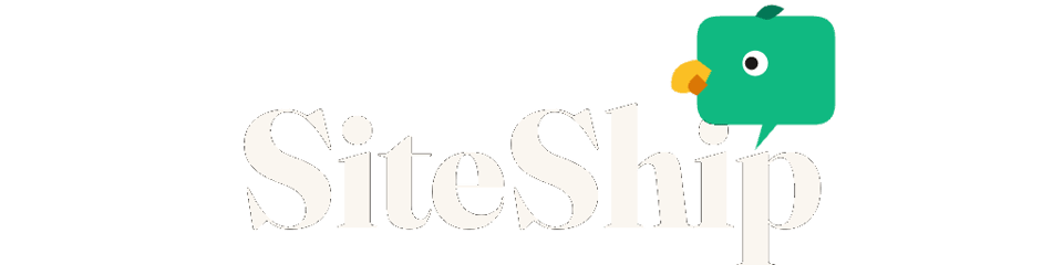 SiteShip wordmark on ink
