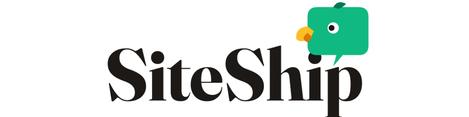 SiteShip wordmark on cream